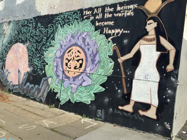 Figure 7.1 – Mural painting on wall in Oakland.